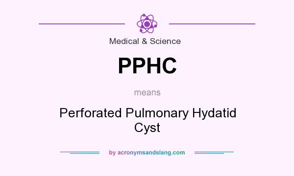What does PPHC mean? It stands for Perforated Pulmonary Hydatid Cyst