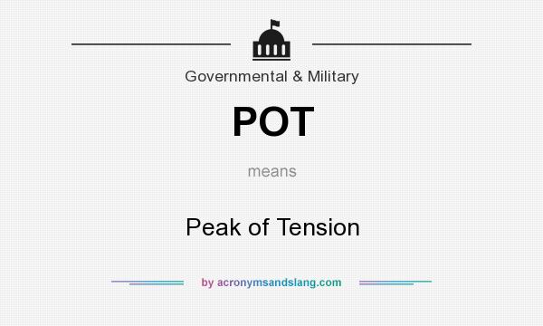 What does POT mean? It stands for Peak of Tension