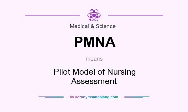 What does PMNA mean? It stands for Pilot Model of Nursing Assessment