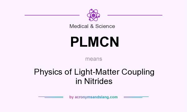 What does PLMCN mean? It stands for Physics of Light-Matter Coupling in Nitrides