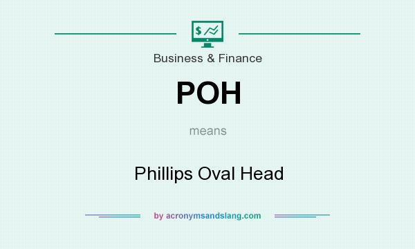 What does POH mean? It stands for Phillips Oval Head