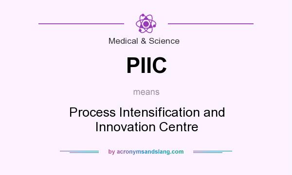 What does PIIC mean? It stands for Process Intensification and Innovation Centre