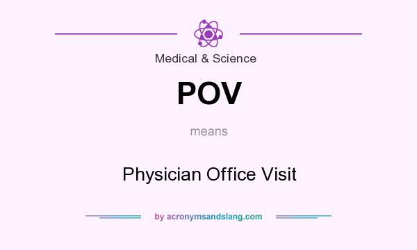 What does POV mean? It stands for Physician Office Visit
