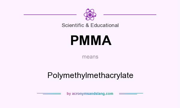 What does PMMA mean? It stands for Polymethylmethacrylate