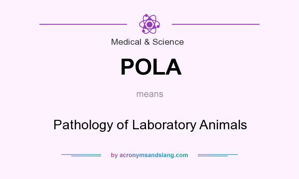 What does POLA mean? It stands for Pathology of Laboratory Animals