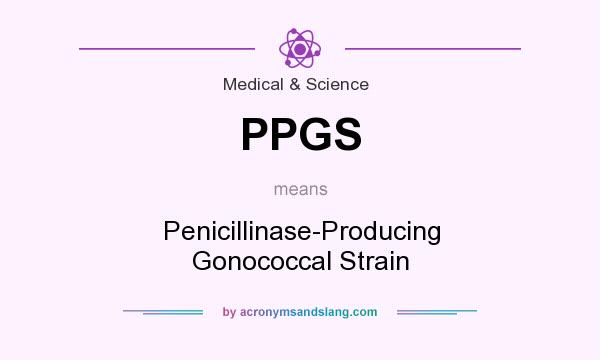 What does PPGS mean? It stands for Penicillinase-Producing Gonococcal Strain