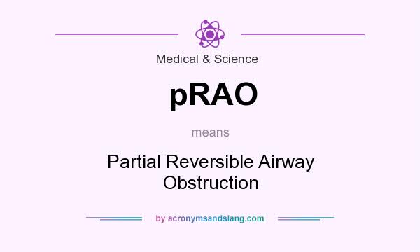 What does pRAO mean? It stands for Partial Reversible Airway Obstruction