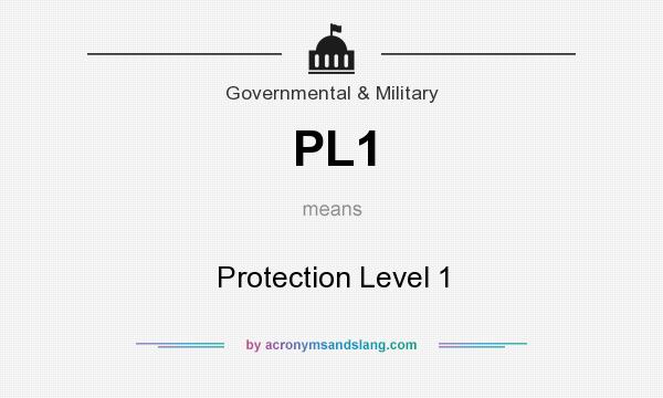 What does PL1 mean? It stands for Protection Level 1