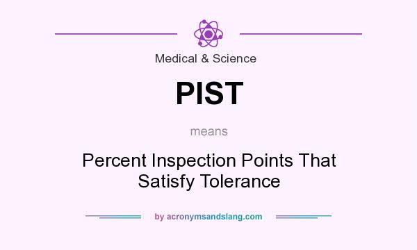 What does PIST mean? It stands for Percent Inspection Points That Satisfy Tolerance