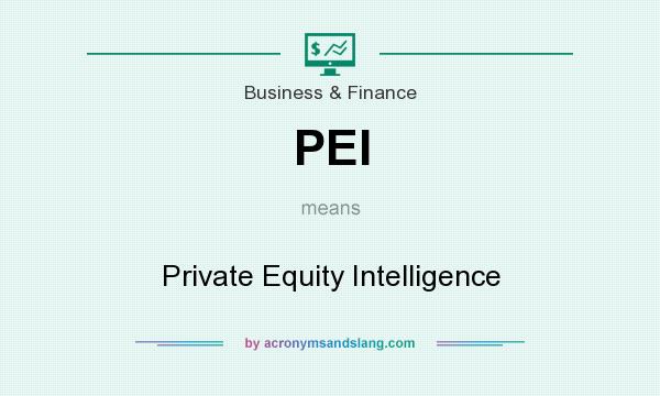 What does PEI mean? It stands for Private Equity Intelligence