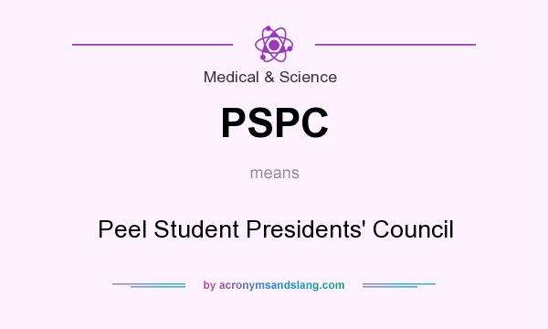 What does PSPC mean? It stands for Peel Student Presidents` Council