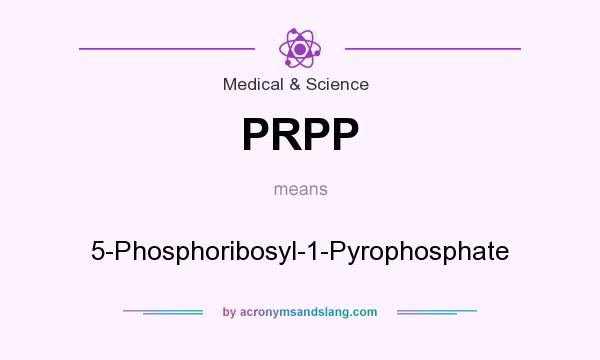 What does PRPP mean? It stands for 5-Phosphoribosyl-1-Pyrophosphate