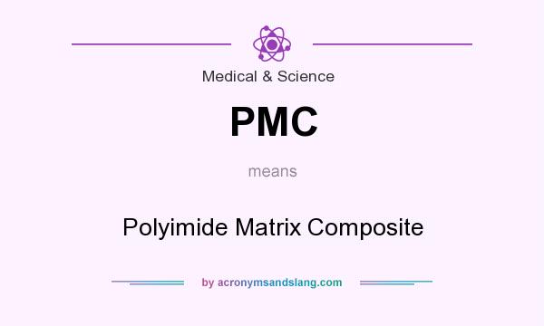 What does PMC mean? It stands for Polyimide Matrix Composite