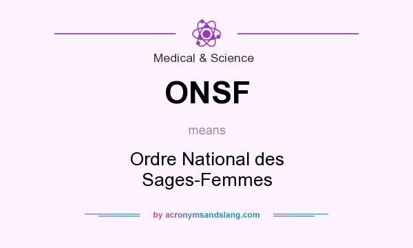 What does ONSF mean? It stands for Ordre National des Sages-Femmes