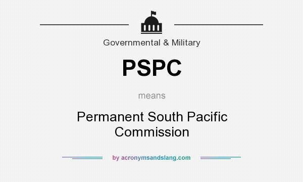 What does PSPC mean? It stands for Permanent South Pacific Commission