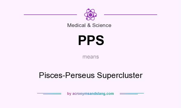 What does PPS mean? It stands for Pisces-Perseus Supercluster