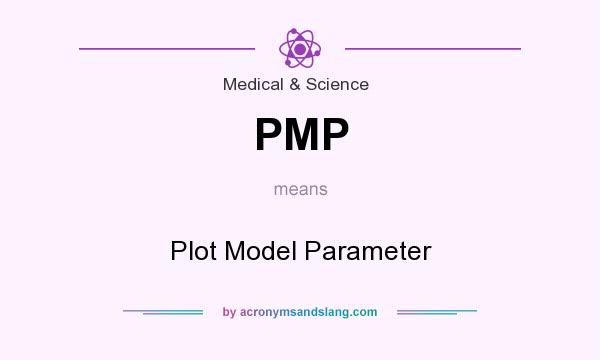 What does PMP mean? It stands for Plot Model Parameter