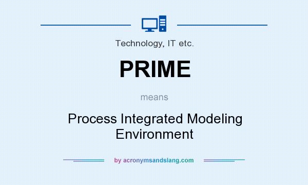 What does PRIME mean? It stands for Process Integrated Modeling Environment