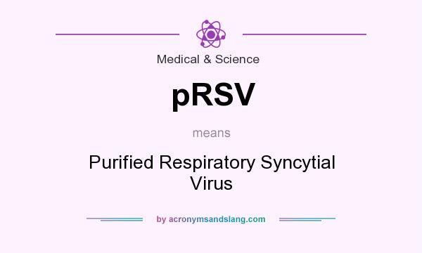 What does pRSV mean? It stands for Purified Respiratory Syncytial Virus