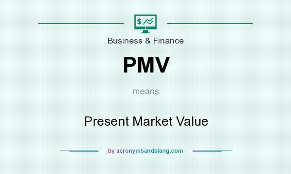 What does PMV mean? It stands for Present Market Value