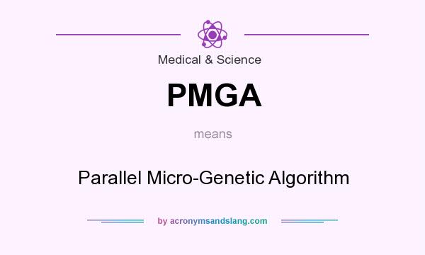 What does PMGA mean? It stands for Parallel Micro-Genetic Algorithm