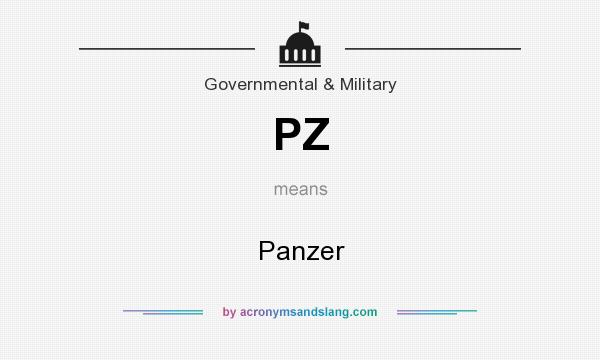 What does PZ mean? It stands for Panzer