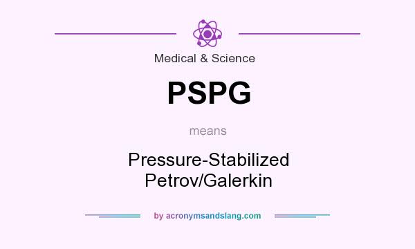 What does PSPG mean? It stands for Pressure-Stabilized Petrov/Galerkin