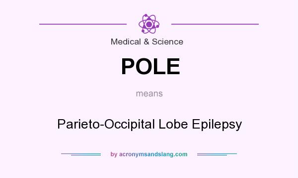 What does POLE mean? It stands for Parieto-Occipital Lobe Epilepsy