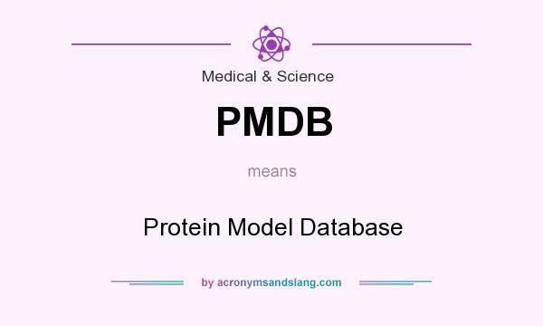 What does PMDB mean? It stands for Protein Model Database