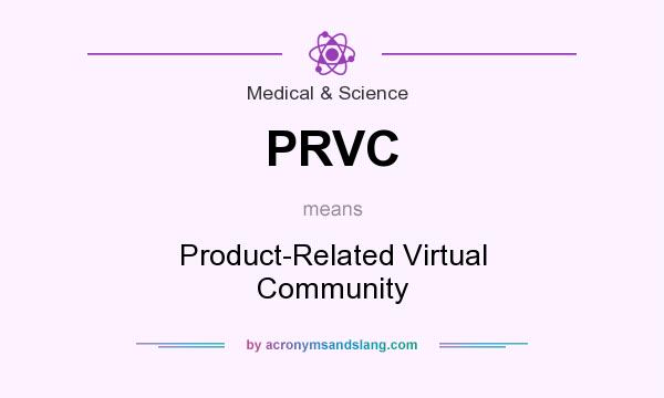 What does PRVC mean? It stands for Product-Related Virtual Community