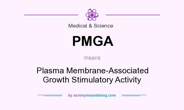 What does PMGA mean? It stands for Plasma Membrane-Associated Growth Stimulatory Activity