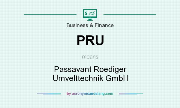 What does PRU mean? It stands for Passavant Roediger Umvelttechnik GmbH