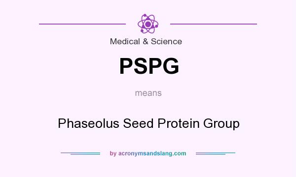 What does PSPG mean? It stands for Phaseolus Seed Protein Group