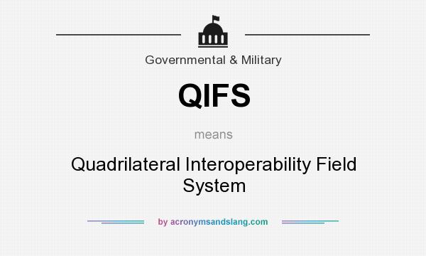 What does QIFS mean? It stands for Quadrilateral Interoperability Field System