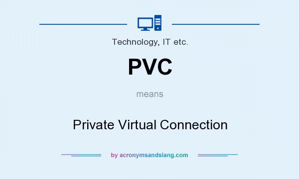 What does PVC mean? It stands for Private Virtual Connection
