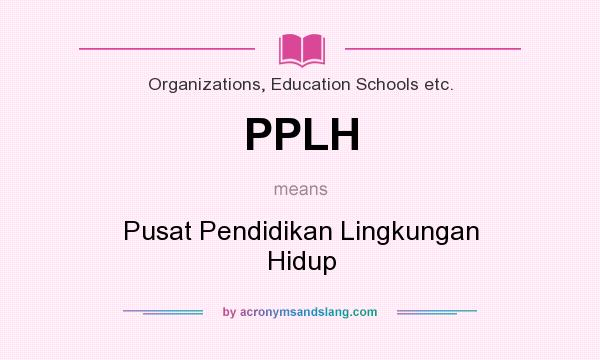 What does PPLH mean? It stands for Pusat Pendidikan Lingkungan Hidup