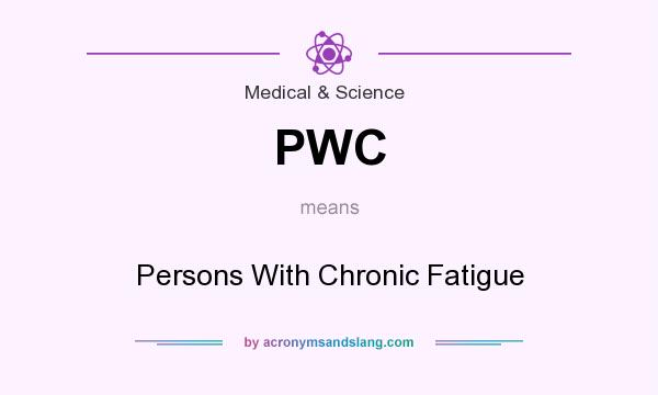 What does PWC mean? It stands for Persons With Chronic Fatigue