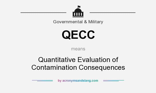 What does QECC mean? It stands for Quantitative Evaluation of Contamination Consequences