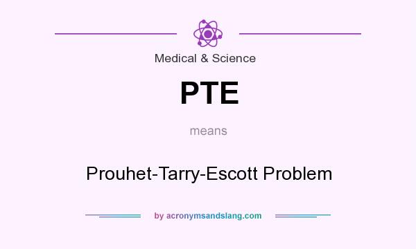 What does PTE mean? It stands for Prouhet-Tarry-Escott Problem