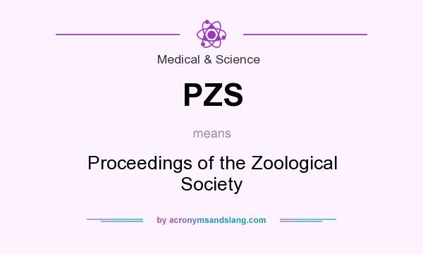 What does PZS mean? It stands for Proceedings of the Zoological Society