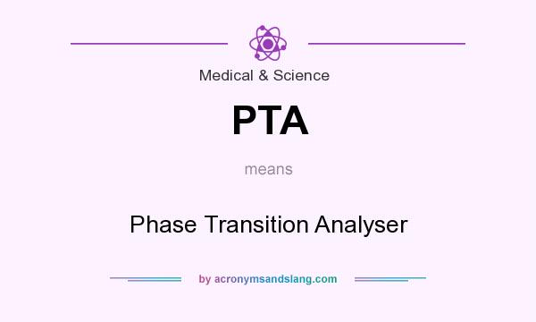 What does PTA mean? It stands for Phase Transition Analyser