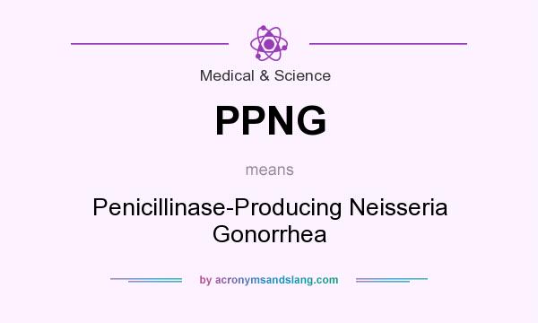 What does PPNG mean? It stands for Penicillinase-Producing Neisseria Gonorrhea