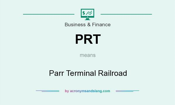 What does PRT mean? It stands for Parr Terminal Railroad