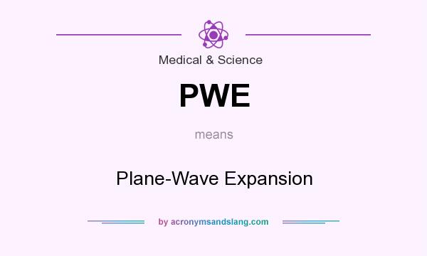 What does PWE mean? It stands for Plane-Wave Expansion