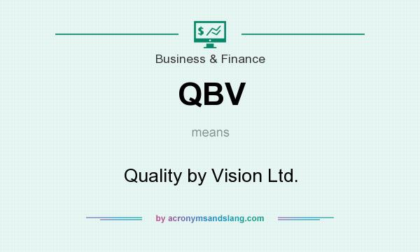 What does QBV mean? It stands for Quality by Vision Ltd.