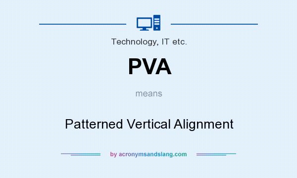 What does PVA mean? It stands for Patterned Vertical Alignment