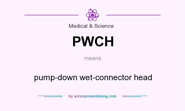 What does PWCH mean? It stands for pump-down wet-connector head