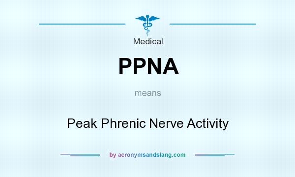 What does PPNA mean? It stands for Peak Phrenic Nerve Activity