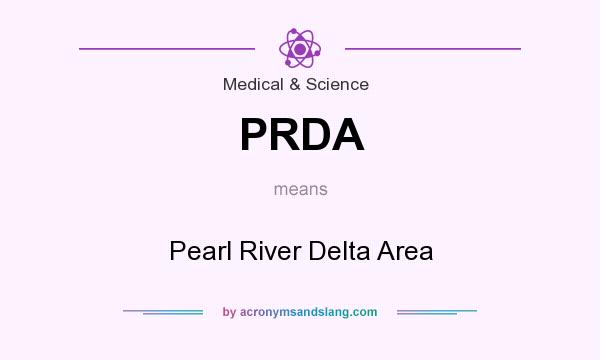 What does PRDA mean? It stands for Pearl River Delta Area