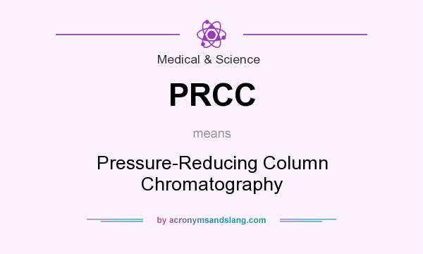 What does PRCC mean? It stands for Pressure-Reducing Column Chromatography
